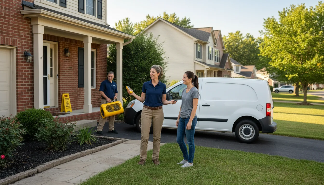 Water restoration image for Flood Water Cleanup, Removal And Restoration Services in Albany, OH